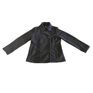 Lands' End Black Peacoat Sweater Women's Sz Medium